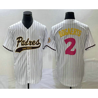 San Diego Padres #2 Xander Bogaerts White MIKSHPS NEW 2023 City Connect Cool Base Stitched Jersey