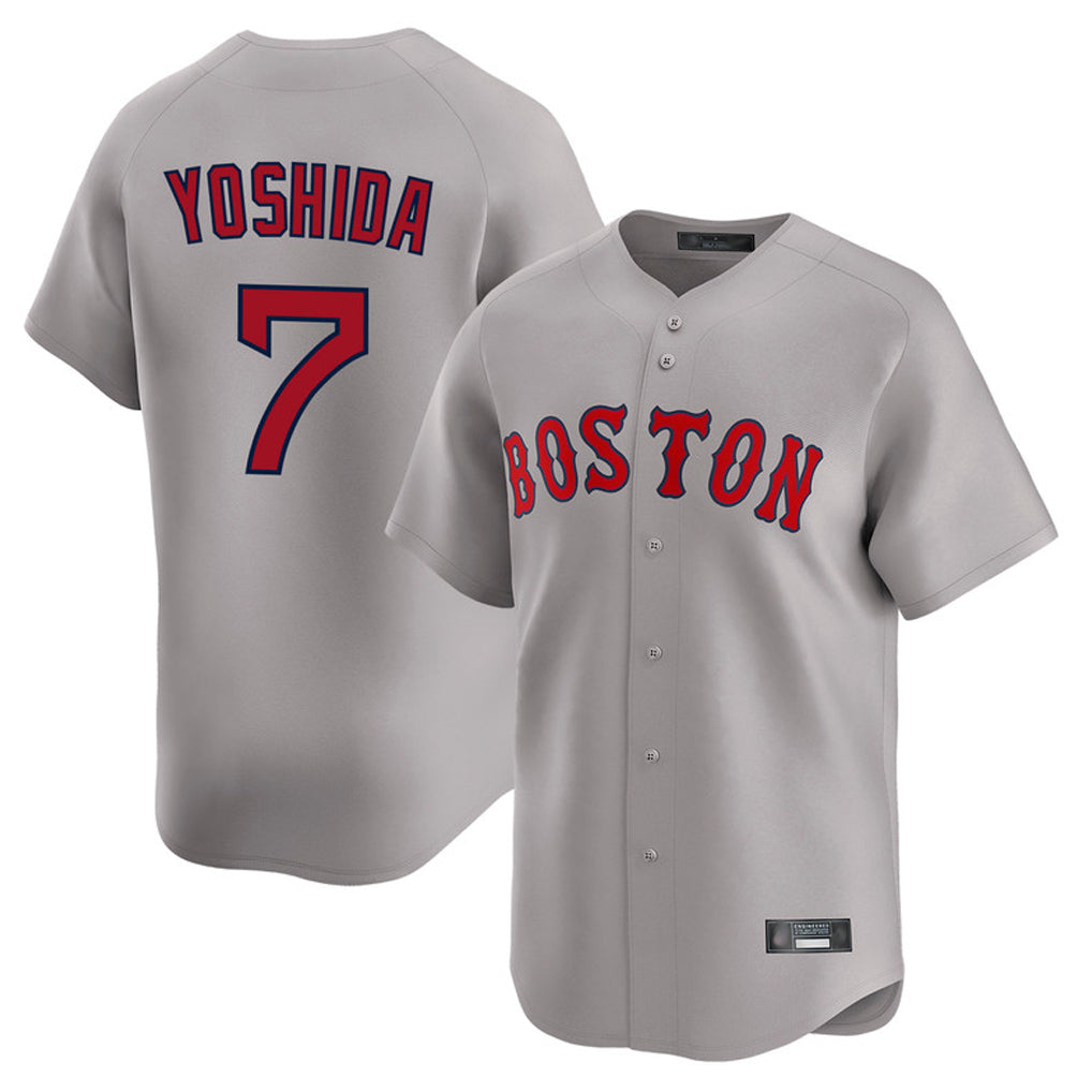 Boston Red Sox #7 Masataka Yoshida Player Gray MIKSHPS Road Limited Home Game Stitched Jerseys1