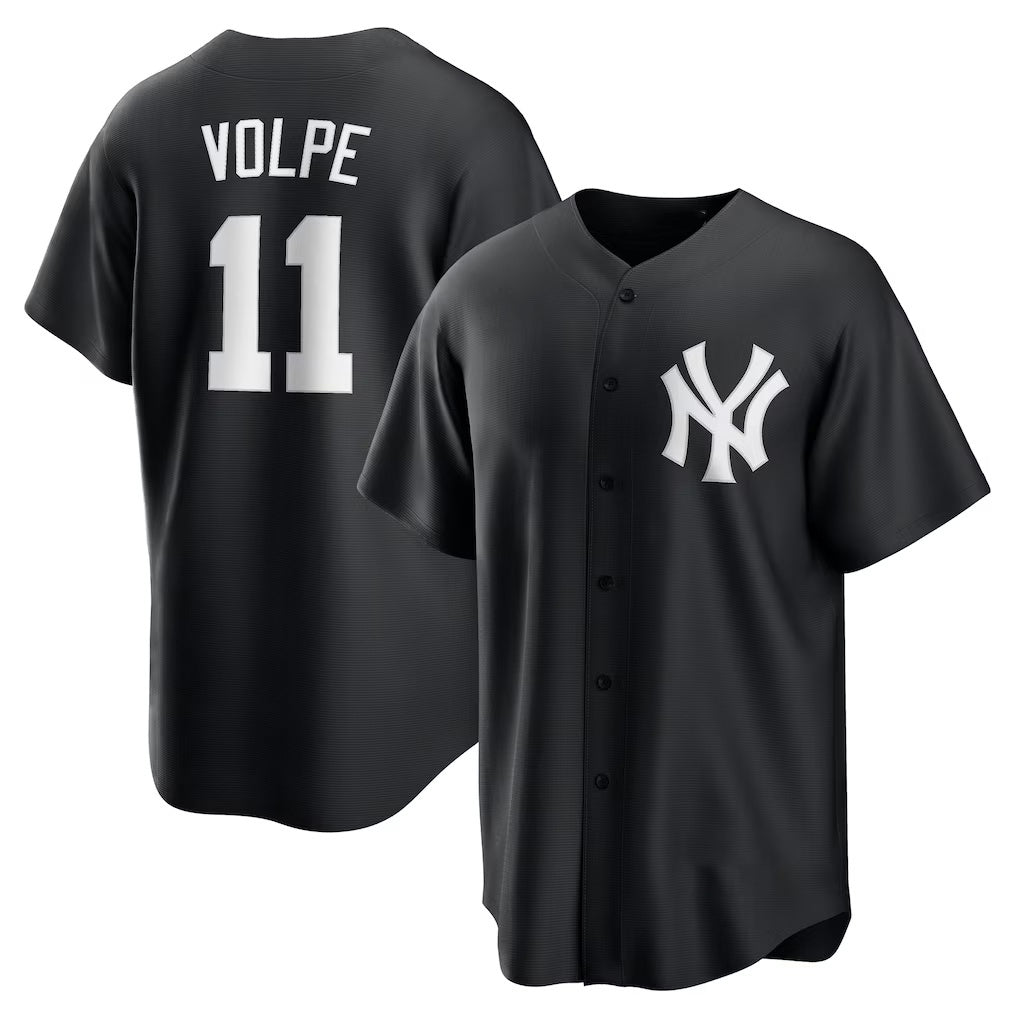 New York Yankees #11 Anthony Volpe Black MIKSHPS Fashion Replica Player Jersey
