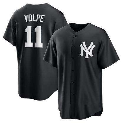 New York Yankees #11 Anthony Volpe Black MIKSHPS Fashion Replica Player Jersey