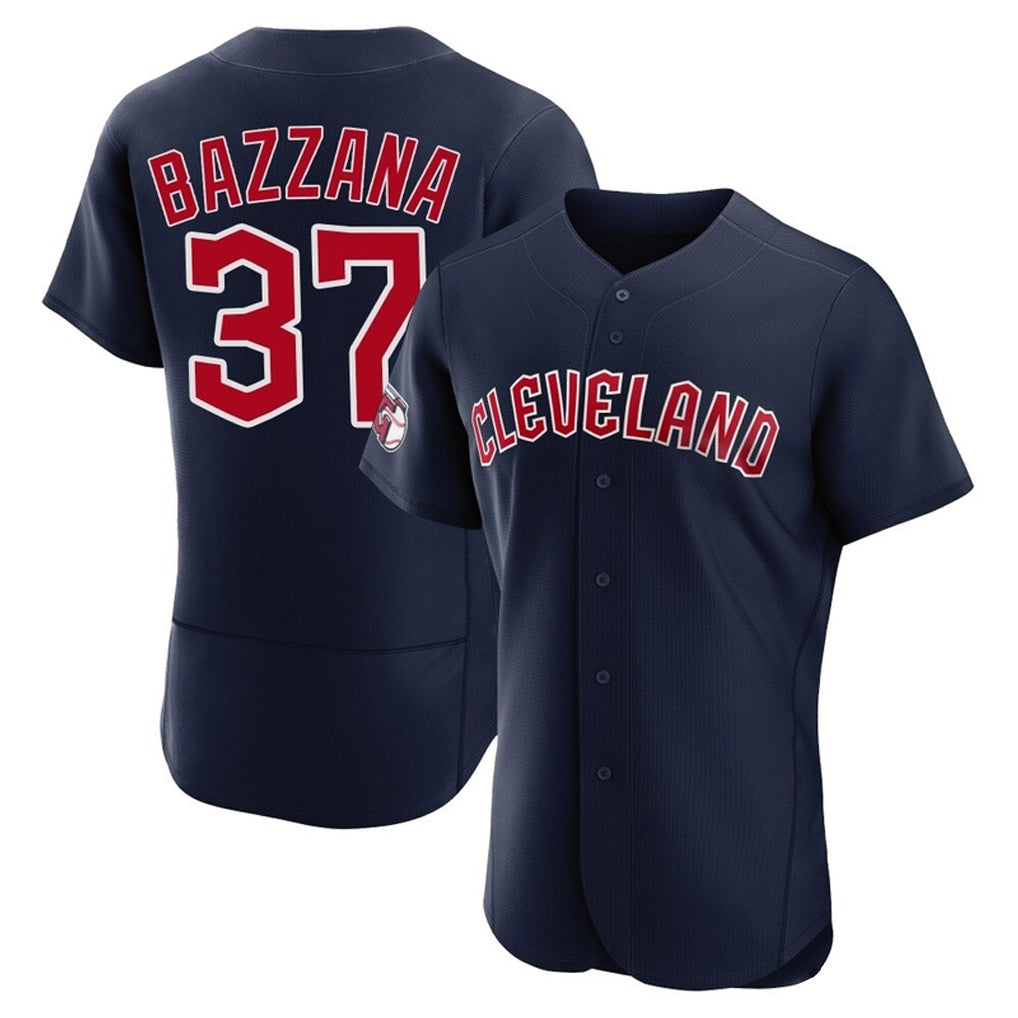 Cleveland Guardians #37 Travis Bazzana Player Navy MIKSHPS Limited Elite Home Stitched Jerseys