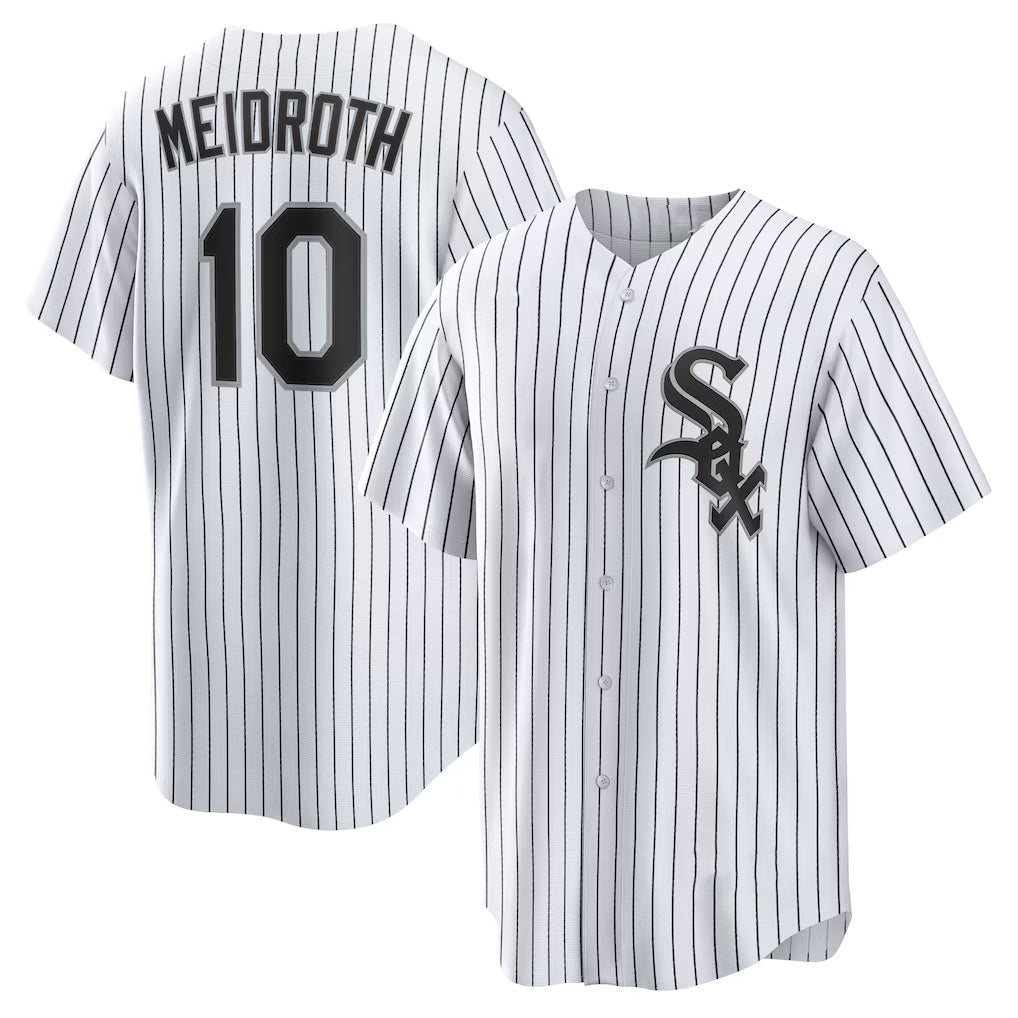 Chicago White Sox #10 Chase Meidroth White MIKSHPS Home Replica Jersey