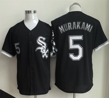 Chicago White Sox #5 Munetaka Murakami Black MIKSHPS 2025 Limited Stitched Jersey