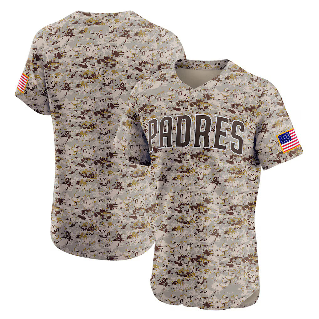 San Diego Padres Camo MIKSHPS Alternate Vapor Premier Elite Patch Jersey