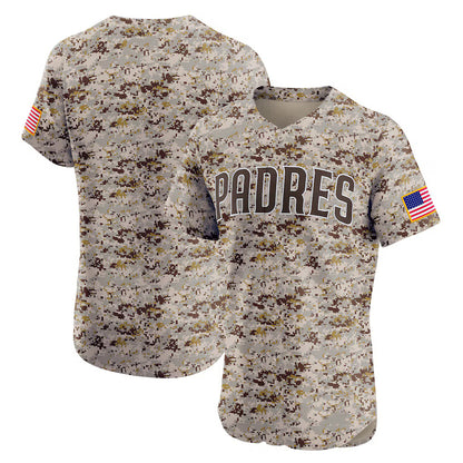San Diego Padres Camo MIKSHPS Alternate Vapor Premier Elite Patch Jersey