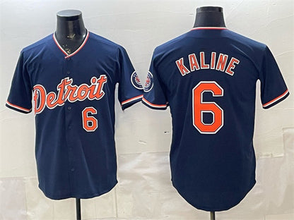 Detroit Tigers #6 Al Kaline Navy MIKSHPS 2026 Alternate Vapor Premier Limited Stitched Jersey