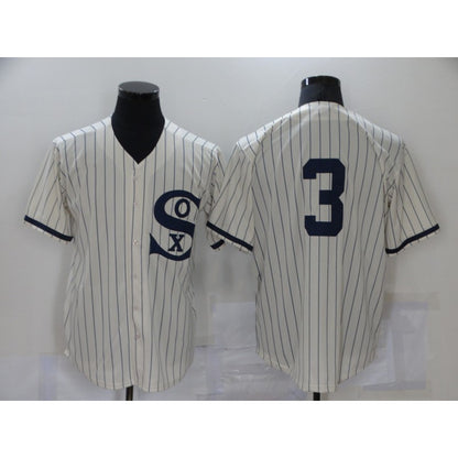 Chicago White Sox #3 Harold Baines 2021 Cream MIKSHPS Field of Dreams Cool Base Stitched Jersey