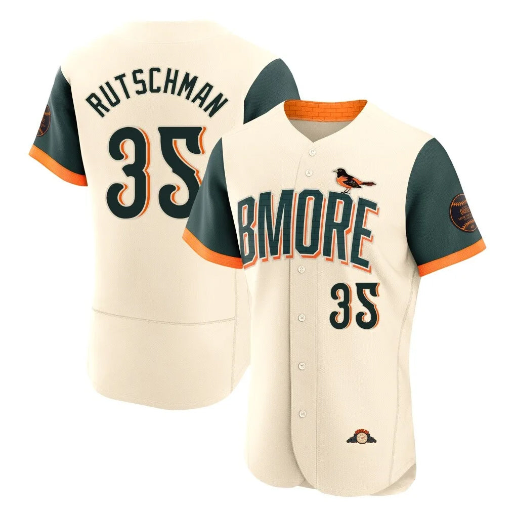 Baltimore Orioles #35 Adley Rutschman Player Cream MIKSHPS 2026 City Connect Limited Elite Home Game Stitched Jerseys