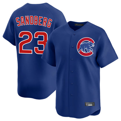 Chicago Cubs #23 Ryne Sandberg Player Royal MIKSHPS Limited Home Stitched Jerseys