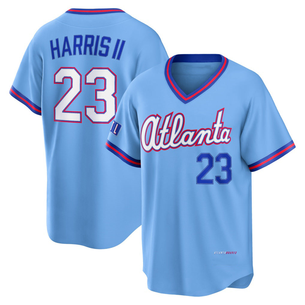 Atlanta Braves #23 Michael Harris II Powder Blue MIKSHPS 2026 City Connect Stadium Jersey
