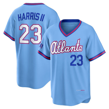 Atlanta Braves #23 Michael Harris II Powder Blue MIKSHPS 2026 City Connect Stadium Jersey