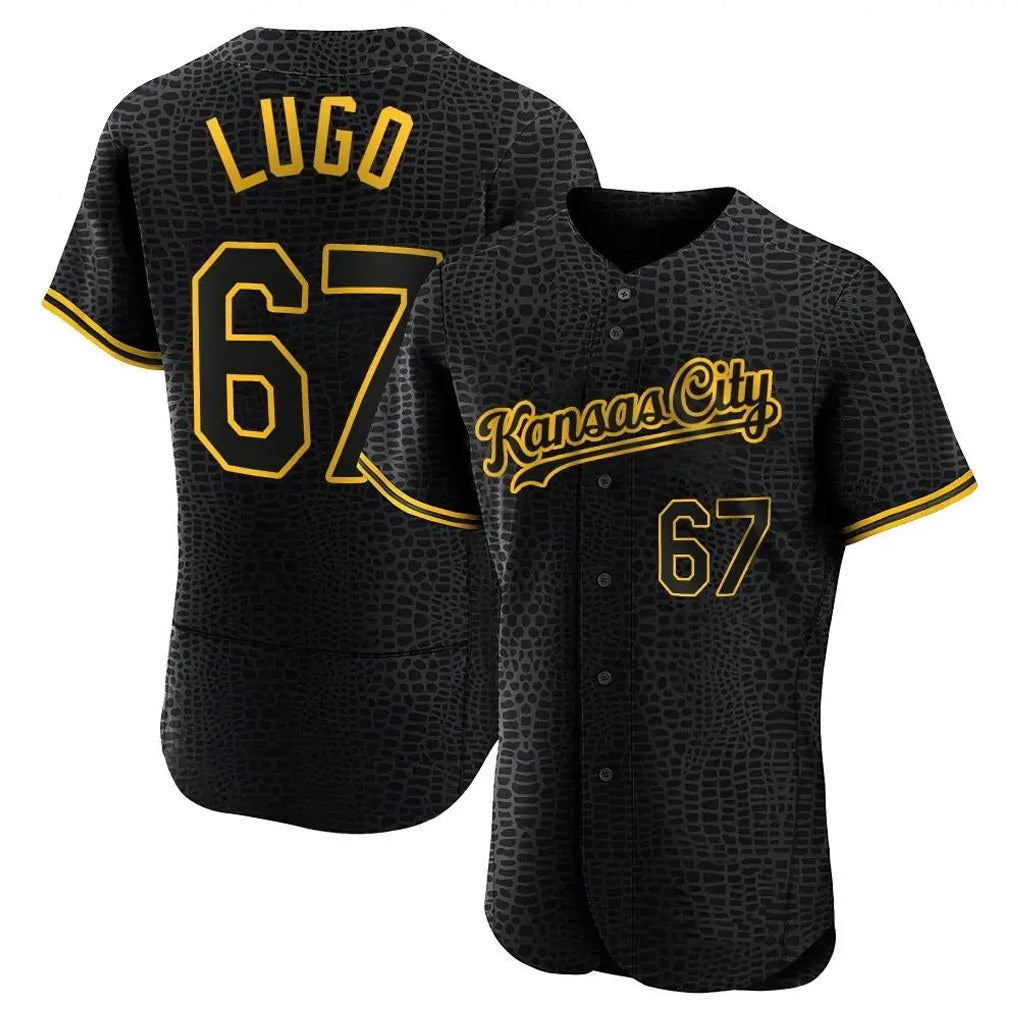 Kansas City Royals #67 Seth Lugo Player Black MIKSHPS Snake Skin City Limited Elite Stitched Jerseys