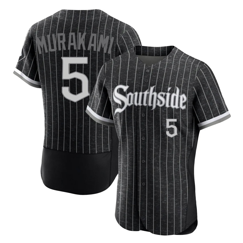 Chicago White Sox #5 Munetaka Murakami Player Black MIKSHPS City Connect Limited Elite Home Stitched Jerseys