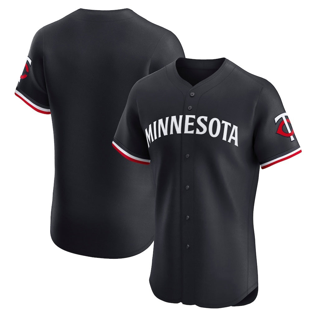 Minnesota Twins Navy MIKSHPS Alternate Vapor Premier Elite Patch Jersey