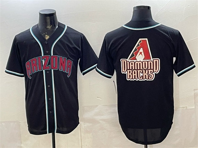 Arizona Diamondbacks Team Big Logo 2026 Fashion Replica Black MIKSHPS Out Stitched Jersey