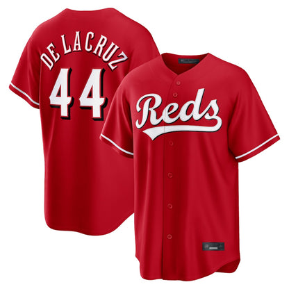Cincinnati Reds #44 Elly De La Cruz Player Red MIKSHPS Home Game Stitched Jerseys