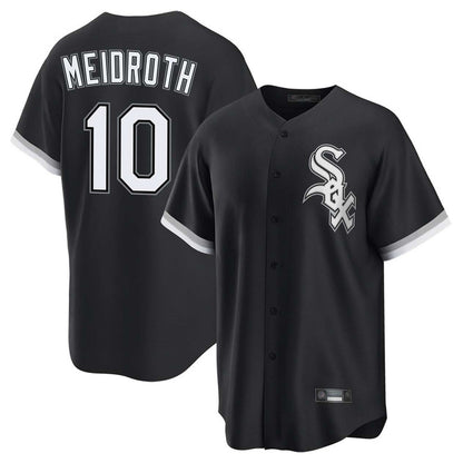 Chicago White Sox #10 Chase Meidroth Player Black MIKSHPS Home Game Stitched Jerseys