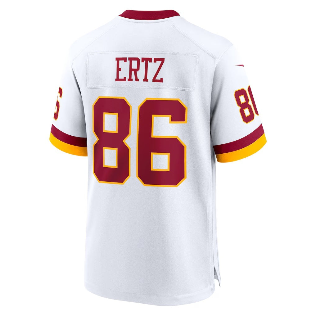 W.Commanders #86 Zach Ertz White MIKSHPS Game Super Bowl Era Jersey