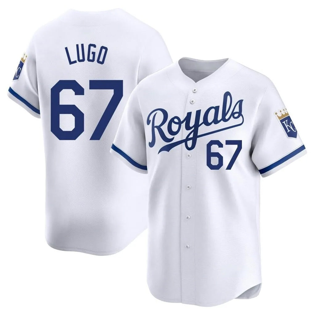 Kansas City Royals #67 Seth Lugo Player White MIKSHPS Alt Limited Home Stitched Jerseys