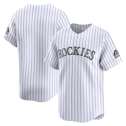 Colorado Rockies White MIKSHPS Home Limited Jersey