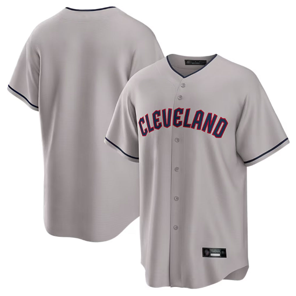 Cleveland Guardians Blank Player Gray MIKSHPS Game Home Stitched Jerseys