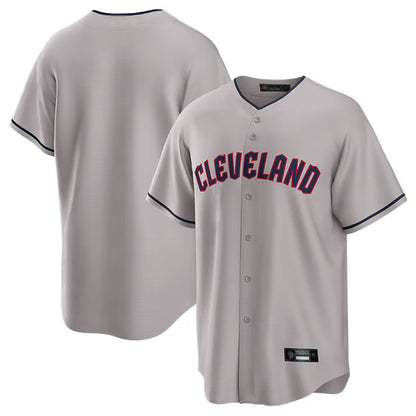Cleveland Guardians Blank Player Gray MIKSHPS Game Home Stitched Jerseys