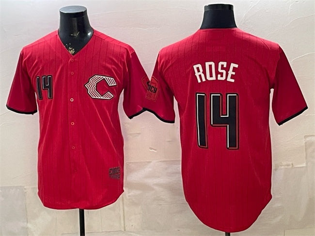Cincinnati Reds #14 Pete Rose Red MIKSHPS 2026 City Connect Stadium Stitched Jersey