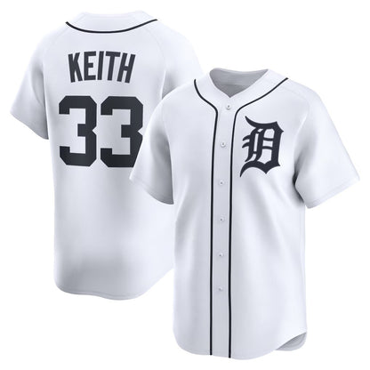 Detroit Tigers #33 Colt Keith White MIKSHPS Home Limited Player Jersey