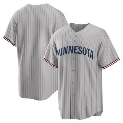 Minnesota Twins Gray MIKSHPS Road Replica Team Jersey