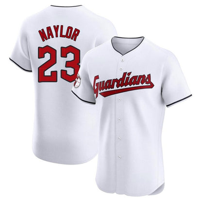 Cleveland Guardians #23 Bo Naylor Player White MIKSHPS Limited Elite Home Stitched Jerseys