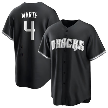 Arizona Diamondbacks #4 Ketel Marte Player Player Black MIKSHPS Game Home Stitched Jerseys