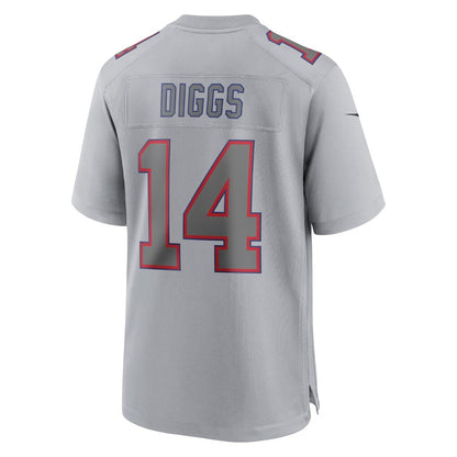 B.Bills #14 Stefon Diggs Atmosphere Fashion Game Jersey - Gray MIKSHPS