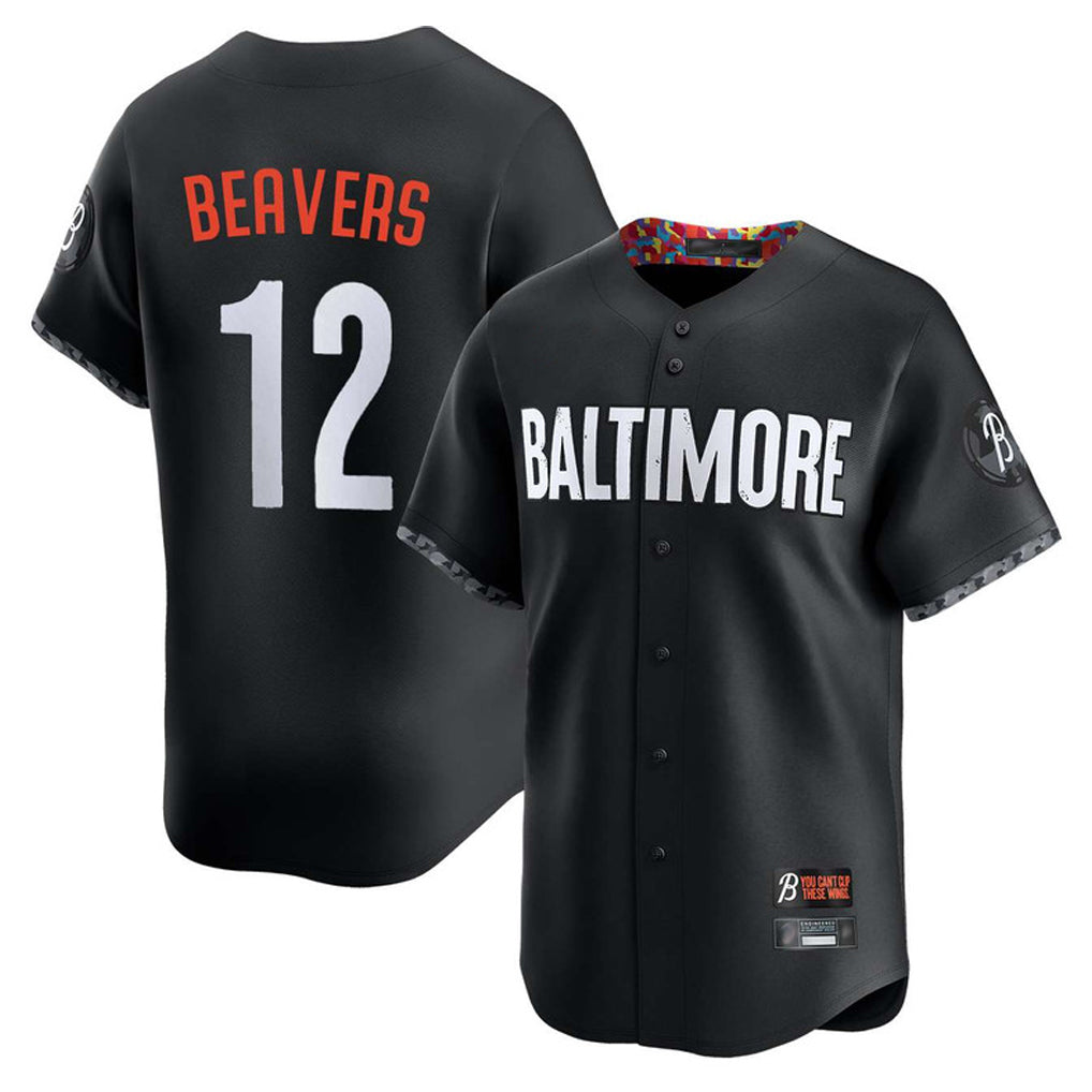 Baltimore Orioles #12 Dylan Beavers Player Black MIKSHPS City Connect Limited Home Game Stitched Jerseys