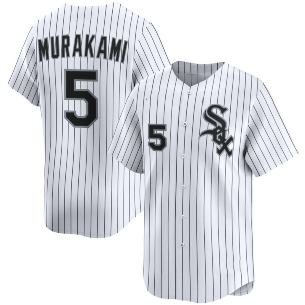 Chicago White Sox #5 Munetaka Murakami White MIKSHPS 2025 Home Limited Stitched Jersey