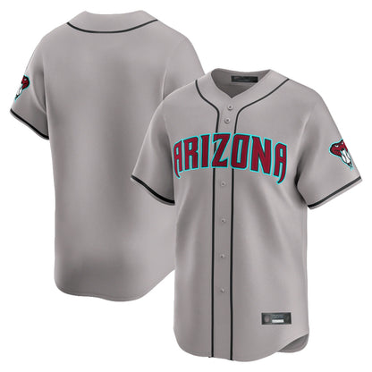 Arizona Diamondbacks Gray MIKSHPS Road Limited Home Game Blank Player Stitched Jerseys