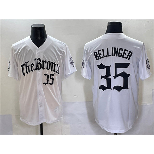 New York Yankees #35 Cody Bellinger White MIKSHPS 'Gothic Legacy Edition' Vapor Premier Limited Stitched Jersey