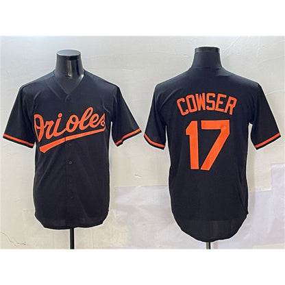 Baltimore Orioles #17 Colton Cowser Black MIKSHPS Cool Base Stitched Jersey