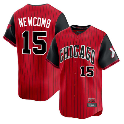 Chicago White Sox #15 Sean Newcomb Player Red MIKSHPS City Connect Limited Home Stitched Jerseys