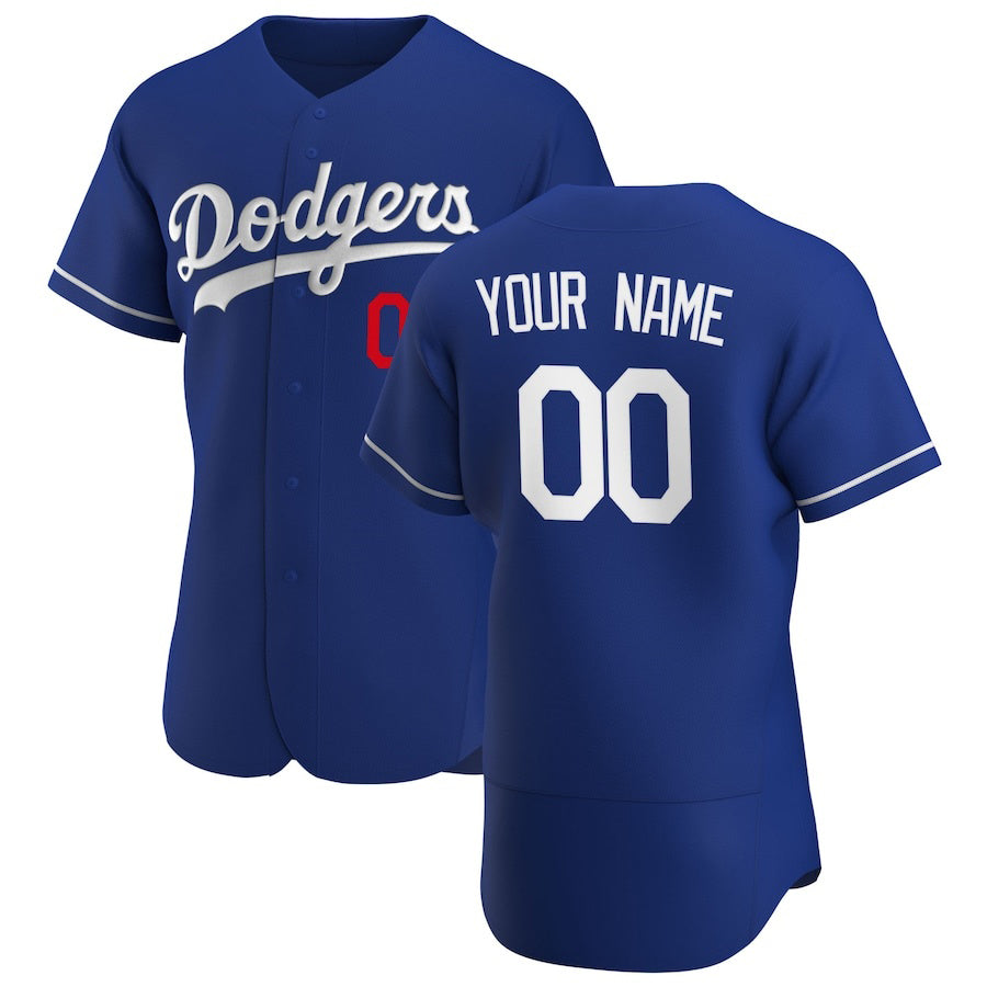 Custom Los Angeles Dodgers Royal MIKSHPS Alternate 2020 Authentic Player Jersey