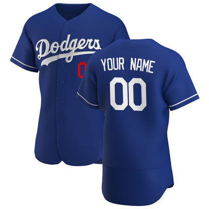 Custom Los Angeles Dodgers Royal MIKSHPS Alternate 2020 Authentic Player Jersey