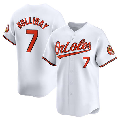 Baltimore Orioles #7 Jackson Holliday White MIKSHPS Home Limited Player Jersey
