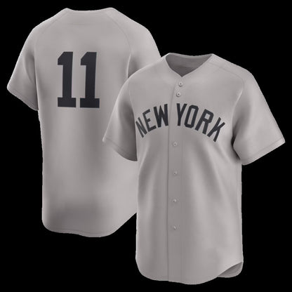 New York Yankees #11 Anthony Volpe Gray MIKSHPS Road Limited Player Jersey