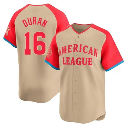 Boston Red Sox #16 Jarren Duran Player Cream MIKSHPS All-Star Short-Sleeved Home Game Stitched Jerseys