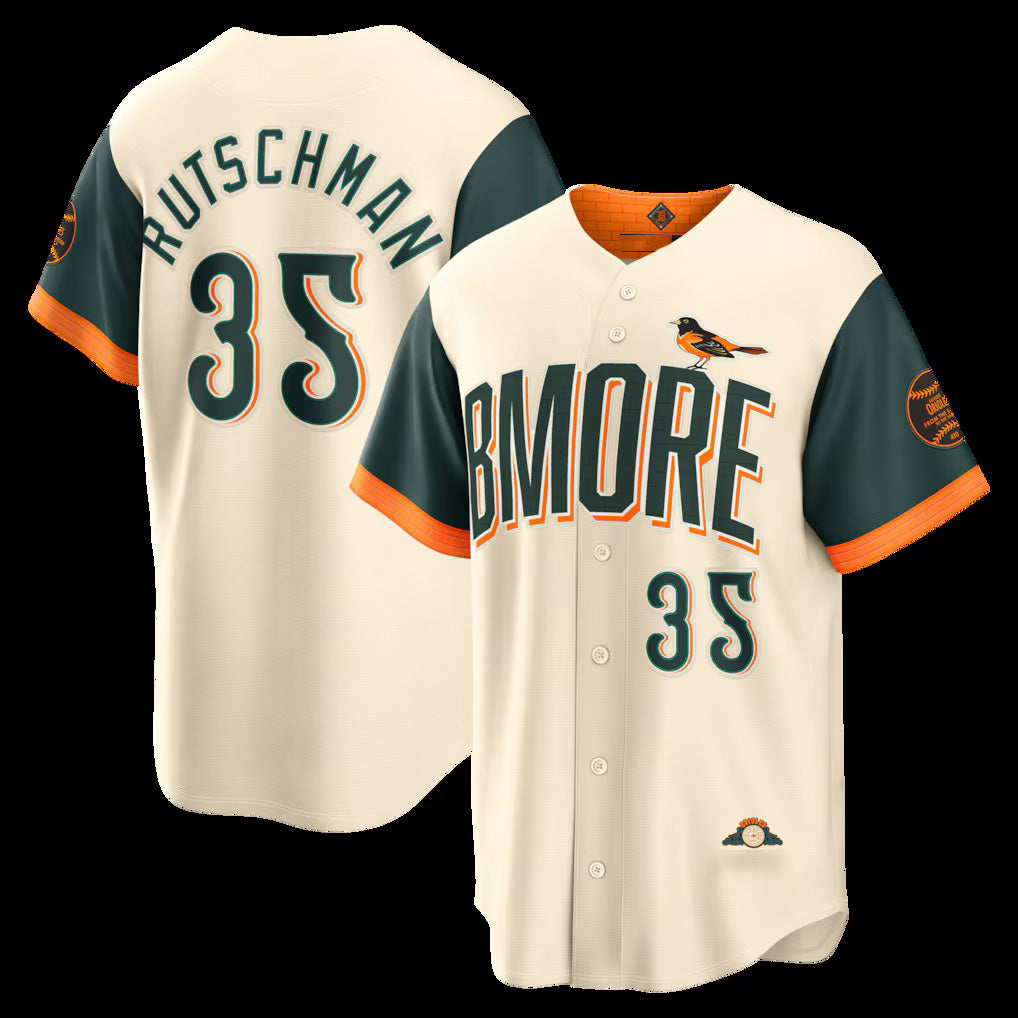 Baltimore Orioles #35 Adley Rutschman Natural MIKSHPS 2026 City Connect Stadium Jersey