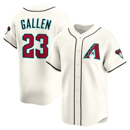 Arizona Diamondbacks #23 Zac Gallen Cream MIKSHPS Home Limited Player Jersey