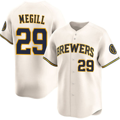 Milwaukee Brewers #29 Trevor Megill Cream MIKSHPS 2025 Limited Stitched Jersey