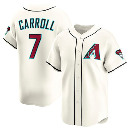 Arizona Diamondbacks #7 Corbin Carroll Cream MIKSHPS Home Limited Player Jersey