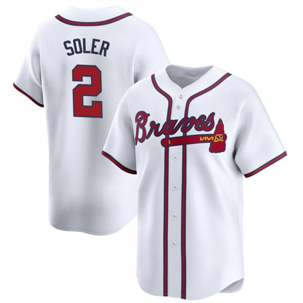 Atlanta Braves #2 Jorge Soler White MIKSHPS 2024 Home Limited Stitched Jersey