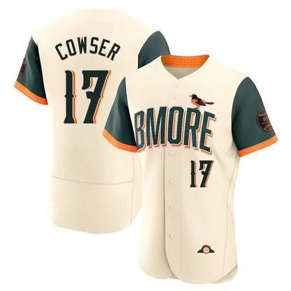 Baltimore Orioles #17 Colton Cowser Player Cream MIKSHPS 2026 City Connect Limited Elite Home Game Stitched Jerseys