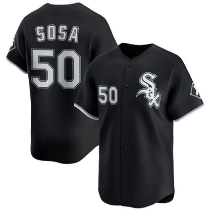 Chicago White Sox #50 Lenyn Sosa Black MIKSHPS 2025 Alternate Limited Stitched Jersey